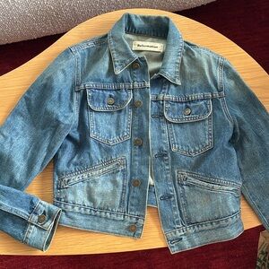 Reformation 90s-style Cropped Jean Jacket